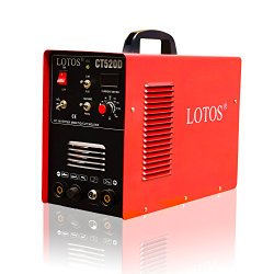 Lotos CT520D Plasma Cutter and Tig Welder 3 in 1 Welding Plasma Cutting Tig Stick Welding 200 Amps Machine