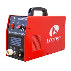 Lotos LT5000D Plasma Cutter 50Amps Dual Voltage Compact Metal Cutter 110/220V AC 1/2″ Clean Cut