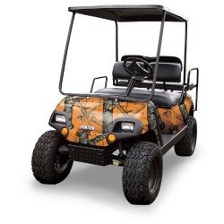 Mossy Oak Graphics (10060-BZ) Blaze 4′ x 10′ Roll Golf Cart Camouflage Kit