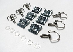 Race Fasteners 1/4 Turn Quick Release 6 pack Dzus Panex D-Ring Length 17mm