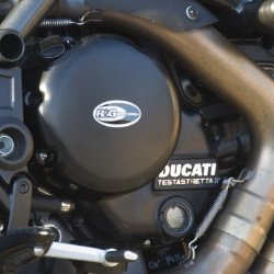 R&G Ducati Diavel clutch & water pump cover set (pair)