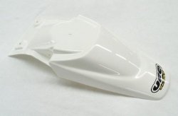 UFO Plastics Rear Fender White for Kawasaki Suzuki KX RM KLX DRZ