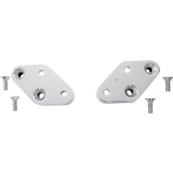 Accutronix Kick Back Adapter Plate – 1 1/8in. Back and 1in. Up – Chrome FCKB102-C