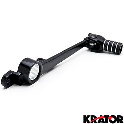 Krator® Rear Brake Pedal Folding Foot Lever Black Honda CBR 600RR / CBR600RR 2003-2006 Rear Brake Pedal Folding Foot Lever Shift Black