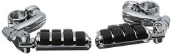 Kuryakyn 4575 Longhorn Offset Dually Pegs with 1-1/4″ Magnum Quick Clamp