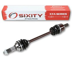 Sixity 2014 Yamaha 700 Grizzly 4X4 Rear Right Axles Back Passenger YFM700 Complete Side
