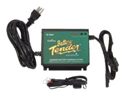 Battery Tender 022-0157-1 Waterproof 12 Volt Power Tender Plus Battery Charger