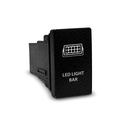 CH4x4 Toyota Small Push Switch LED Light Bar Symbol – White LED