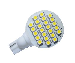 Grv T10 921 194 24-3528 SMD LED Bulb lamp Super Bright Warm White AC/DC 12V -28V Pack of 10