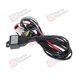 PartsSquare 1pcs H13/9008 Car Bi-Xenon Hi/Lo HID Kit Relay Wire Harness Controller w/Fuse 35W/55W