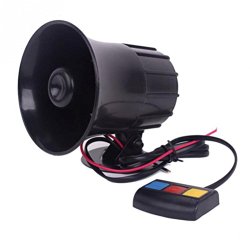 Tinksky Car Auto Motorcycle PA System Horn Siren Warning Loudspeaker – 3 Sound