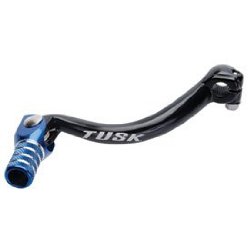 Tusk Folding Shift Lever Black/Blue Tip -Fits: Husqvarna TC 85 2014-2015