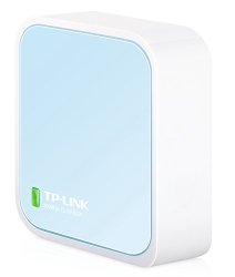 TP-LINK TL-WR802N Wireless N300 Travel Router, Nano Size, Router/AP/Client/Bridge/Repeater Modes, Up to 300Mbps, USB Powered