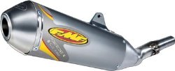 FMF Racing PowerCore 4 Spark Arrestor Full System with Stainless Steel Header , Material: Stainless Steel, Color: Natural 040071