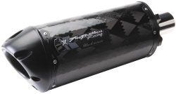 Two Brothers Racing (005-1460407V-B) Black Series M-2 Carbon Fiber Canister Slip-On Exhaust System