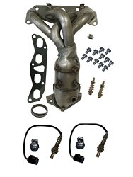 Exhaust Manifold with O2 Sensors Catalytic Converter Fits Nissan Altima 2.5L NEW