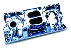 Professional Products 52006 Polished Cyclone Intake Manifold for Small Block Chevy Vortec