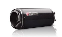 Two Brothers Racing (005-1470405V2-S) Silver Series M-2 Carbon Fiber Canister Slip-On Exhaust System