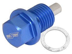 Universal Anodized Blue Magnetic Oil Drain Plug Bolt for M14 x 1.5mm Threads