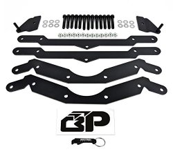 BlackPath – Polaris 3″ Lift Kit + Sway Bar Quick Disconnect RZR 800 Side-By-Side ATV Suspension Lift (Black) High Carbon Steel