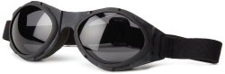 Bobster Bugeye Goggles,Black Frame/Smoked Lens,one size