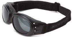 Bobster Cruiser 2 Goggles,Black Frame/3 Lenses (Smoked, Amber and Clear),one size