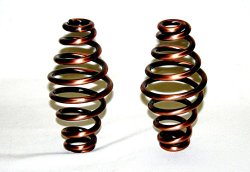 Mr Luckys Universal Fit Antique Copper finished 5 inch Solo Seat Springs for Harley, Bobber, Vintage, Retro, Custom.