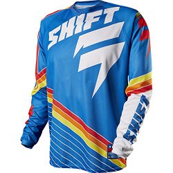 2015 Shift Strike Stripes Jersey (L, Blue)