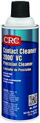 CRC Contact 2000 VC Precision Cleaner, 16 oz (Net Fill 13 oz) Aerosol Can, Clear