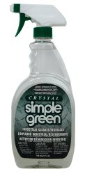 Simple Green 19024 Crystal Industrial Cleaner/Degreaser, 24oz Trigger Spray