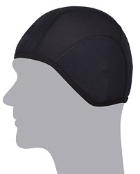 Skull Cap Beanie – Quick Drying Helmet Liner for Winter and Summer- Best for Bicycle, Motorcycle, Hiking, Running, Snowboarding, Skiing and Other Outdoor Activities – For Women Men Children (Black)