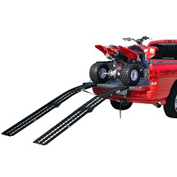 108″ Black Widow Aluminum Folding Dual Off-Road ATV Loading Ramps