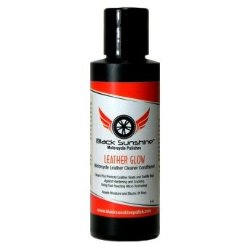 Black Sunshine Leather Glow – Motorcycle leather cleaner and conditioner cleans and protects leather seats, and saddle bags.