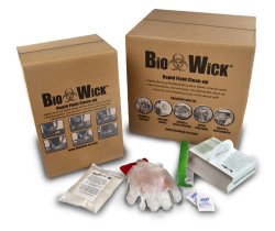 ESP BIOWICK-10 5 Piece Bio-Wick Universal Water Based Rapid Absorbent Fluid Cleanup Spill Kit, 3L Absorbency, Off White (Pack of 10)