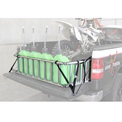 Extreme Max (NR002S-SLVR) Motorcycle RampXtender Aluminum Ramp Set and Tailgate Extender Combo