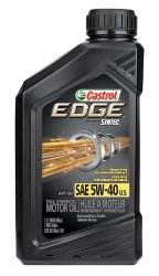 Castrol 06249 EDGE 5W-40 SPT Synthetic Motor Oil – 1 Quart Bottle, (Pack of 6)