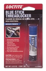 Loctite 37643 Blue Medium Strength Threadlocker Stick, 9-gram
