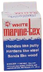 Marine-Tex Epoxy Putty White 2 Ounce Kit