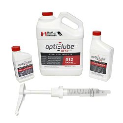 Opti-Lube XPD Formula Diesel Fuel Additive: 1 Gallon with Accessories (1 hand pump & 2 empty 8oz bottle)