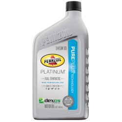 Pennzoil 550022689 5W-30 Platinum Full Synthetic Motor Oil – 1 Quart