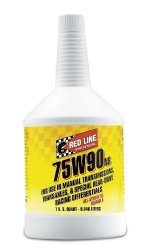 Red Line 58304 (75W90) Non-Limited Slip Synthetic Gear Oil – 1 Quart Bottle