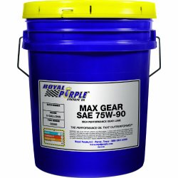 Royal Purple 05300 Max Gear 75W-90 High Performance Synthetic Automotive Gear Oil – 5 gal.