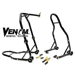 Venom® Motorcycle Front+Rear Headlift Dual Lift Stand For Buell Firebolt (All Years)
