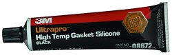 3M 08672 Ultrapro Black High Temp Silicone Gasket Tube – 3 oz.