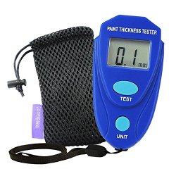 GainExpress Mini Digital Coating Paint Thickness Gauge Meter Tester Car Painting Coat with Pouch