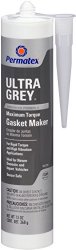 Permatex 82195-6PK Ultra Grey Rigid High-Torque RTV Silicone Gasket Maker – 13 oz., (Pack of 6)