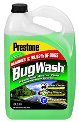 Prestone AS657 Bug Wash Windshield Washer Fluid, 1 gallon