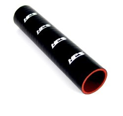 HPS HTST-100-BLK Silicone High Temperature 4-ply Reinforced Tube Coupler Hose, 90 PSI Maximum Pressure, 12″ Length, 1″ ID, Black