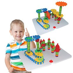 Educational Toys Jumbo Gears Kit by ETI Toys for Boys and Girls 170 Piece Set