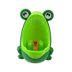 Vktech Cute Frog Potty Training Urinal for Boys Green